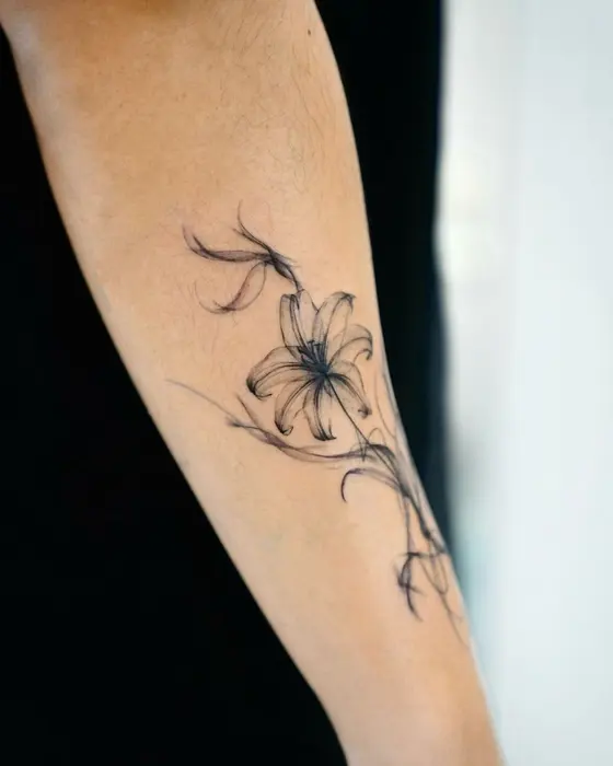 Dudu — Brushstroke tattoo