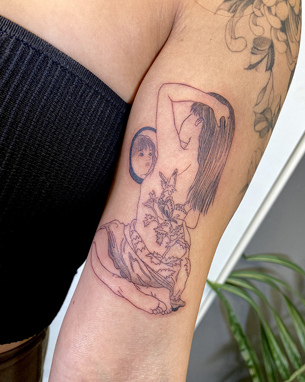 Jenny — Anime / Cartoon tattoo