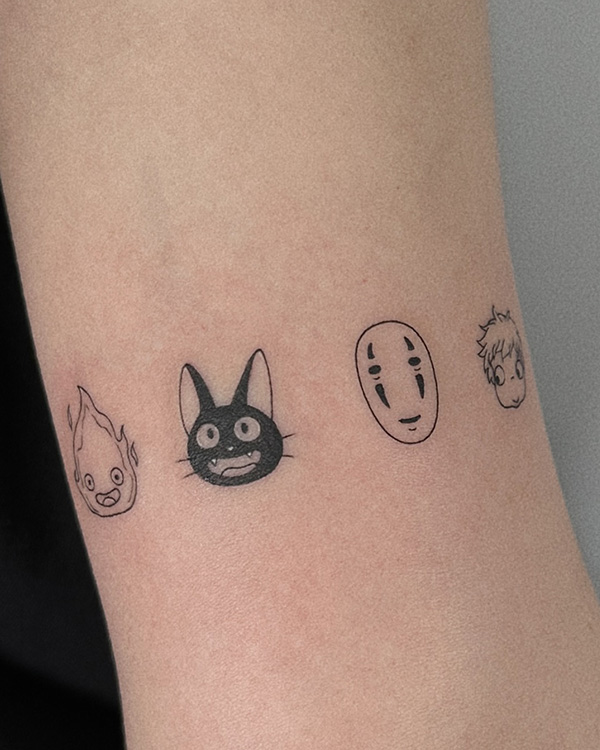 Jessica — Anime / Cartoon tattoo