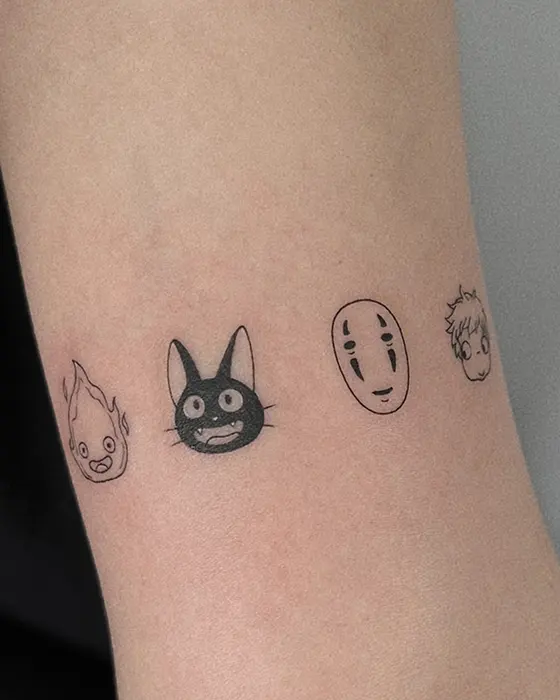 Jessica — Anime / Cartoon tattoo