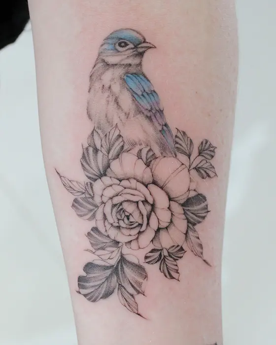 Ray — Watercolor tattoo
