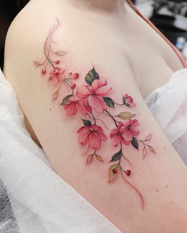 Tiffy — Watercolor tattoo