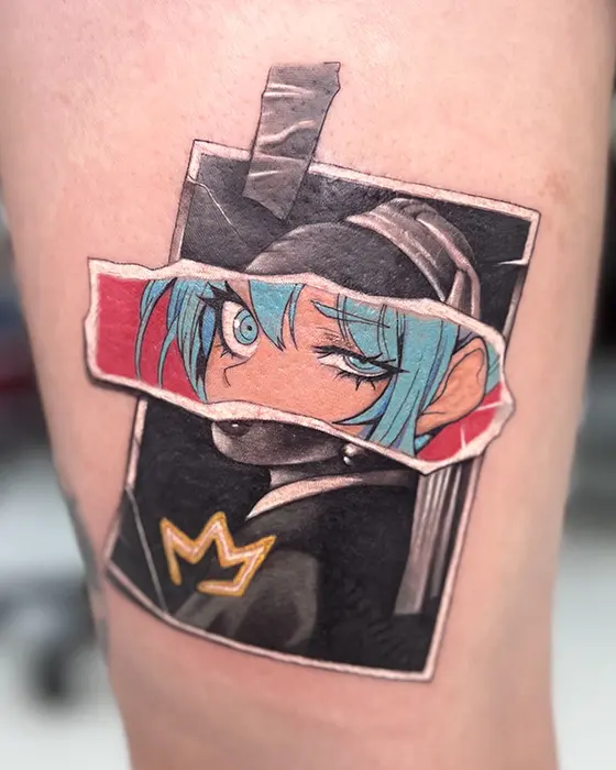 Trevor — Anime / Cartoon tattoo
