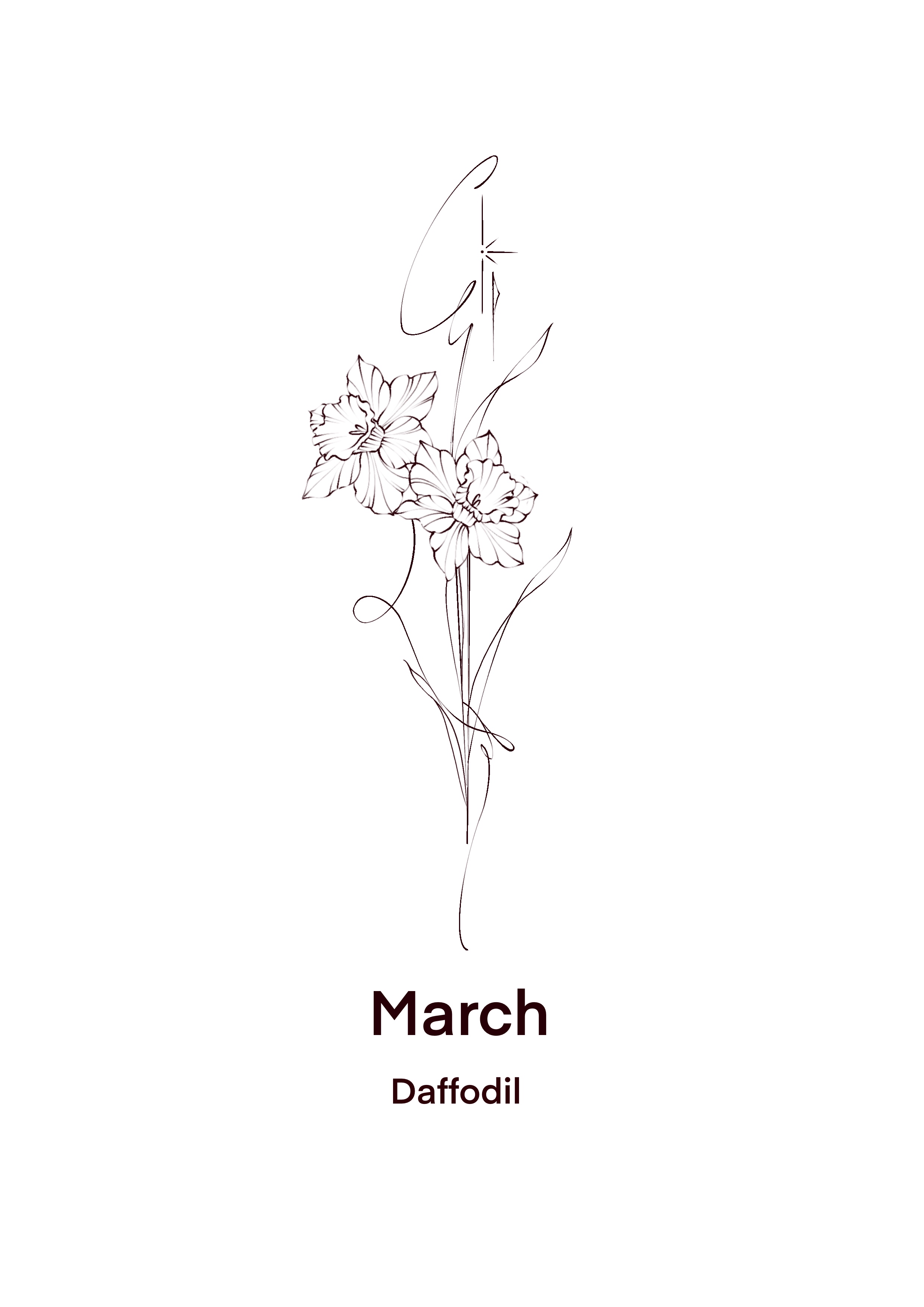 birth flower: daffodil