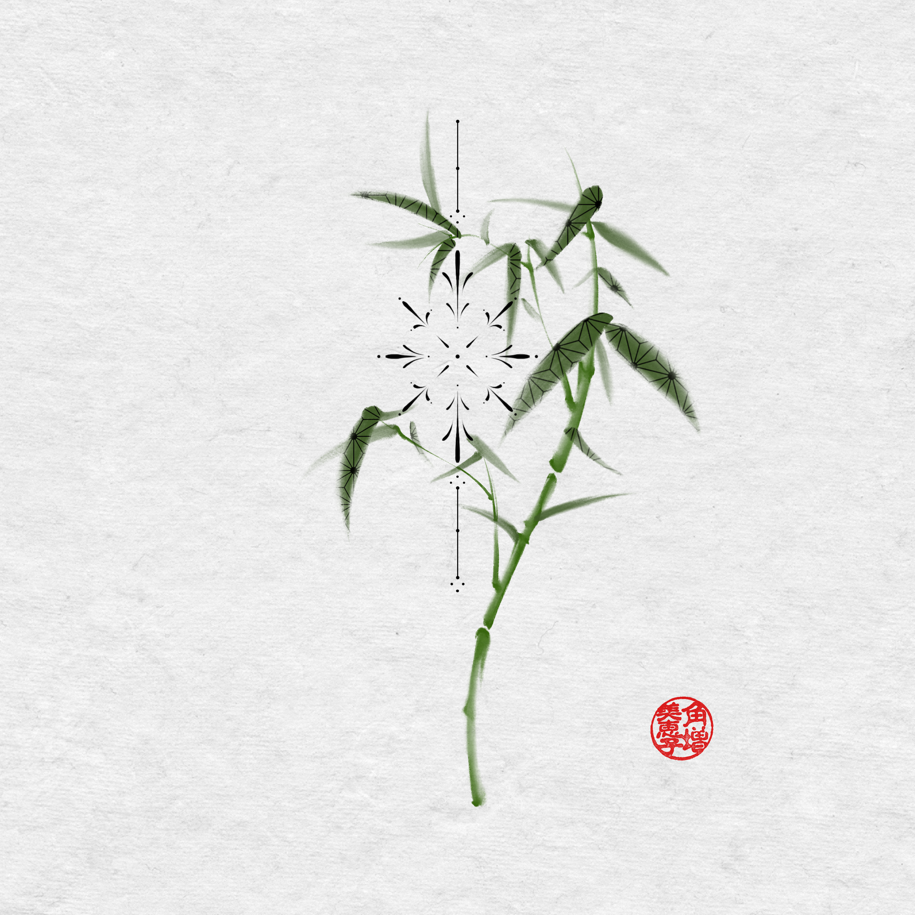 Rae - Ornamental Bamboo Stalk